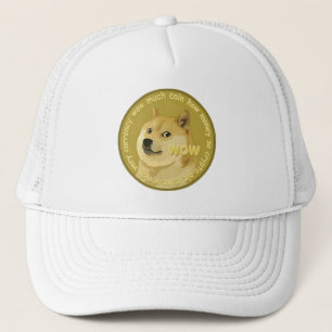 Dogecoin Wow Doge Coin Very Much Crypto Currency Trucker Hat