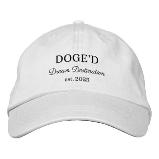 DOGE'D Dream Destination Embroidered Hat
