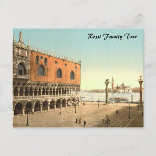 Doge's Palace and the Piazzetta, Venice, Italy Postcard