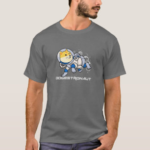 Dogestronaut Dogecoin Cryptocurrency T-Shirt