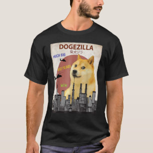 Dogezilla T-  Funny Doge Memes Shiba Inu Dog T-Shirt
