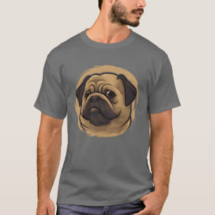 Dogfather Dog Daddy Dog Mum Dog Lover Pug Dog gift T-Shirt