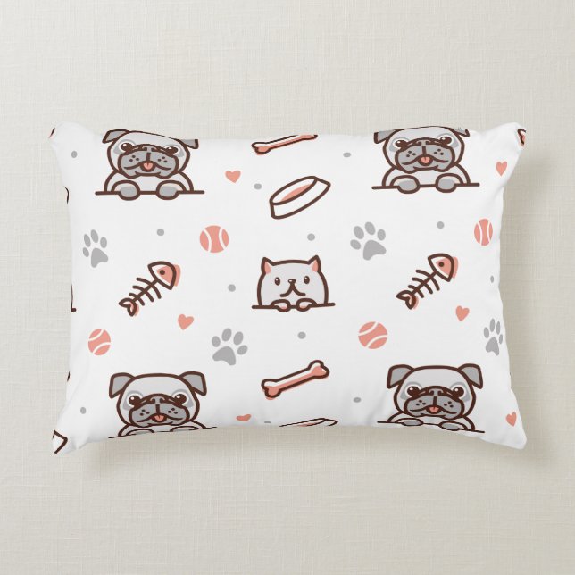 Dogg Mix Decorative Cushion (Front)