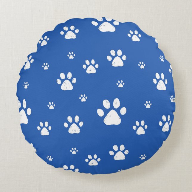 Dogg Pawz Round Cushion (Front)