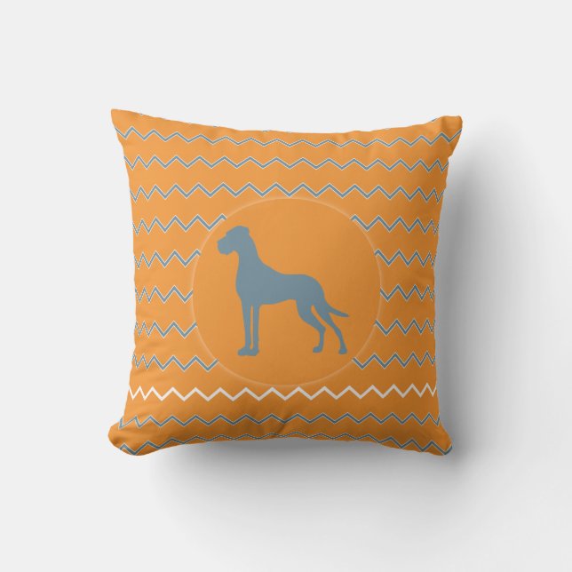 Dogge Deko Kissen Cushion (Front)