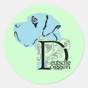 Doggen Bürobedarf Classic Round Sticker