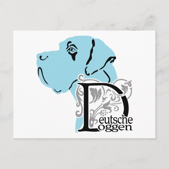 Doggen Bürobedarf Postcard (Front)