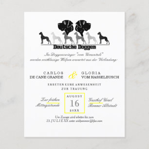 Doggen Geburtstag Flyer