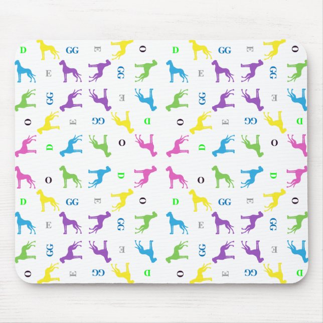 DOGGEN Muster Mouse Pad (Front)