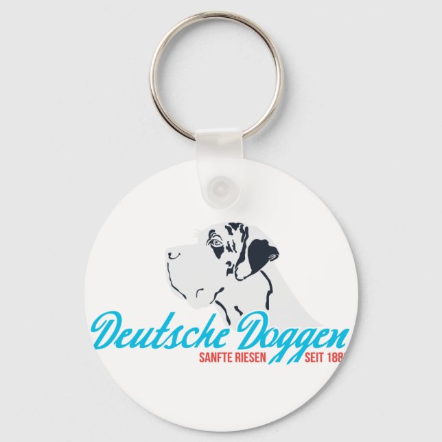 Doggen, seit 1888 key ring (Front)