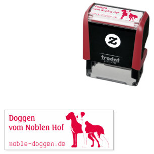 Doggen Stempelautomat mit Tintenkissen Self-inking Stamp