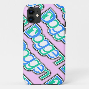 Doggen Text mit Kopf iPhone 11 Case