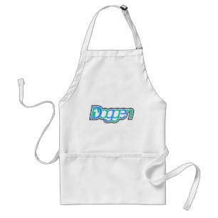 Doggen Text mit Kopf Standard Apron