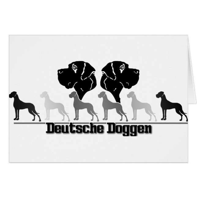 Doggenlogo Schwarz Grau (Front Horizontal)
