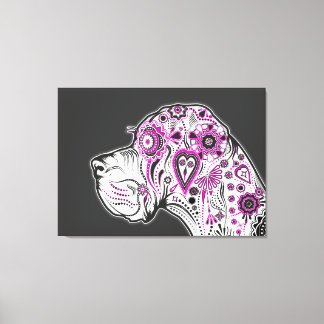 Doggenwand! Canvas Print