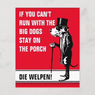 Doggenwelpen Flyer für Hundezüchter 