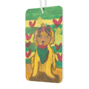 Doggie "Art by Kids" Car Air Freshener