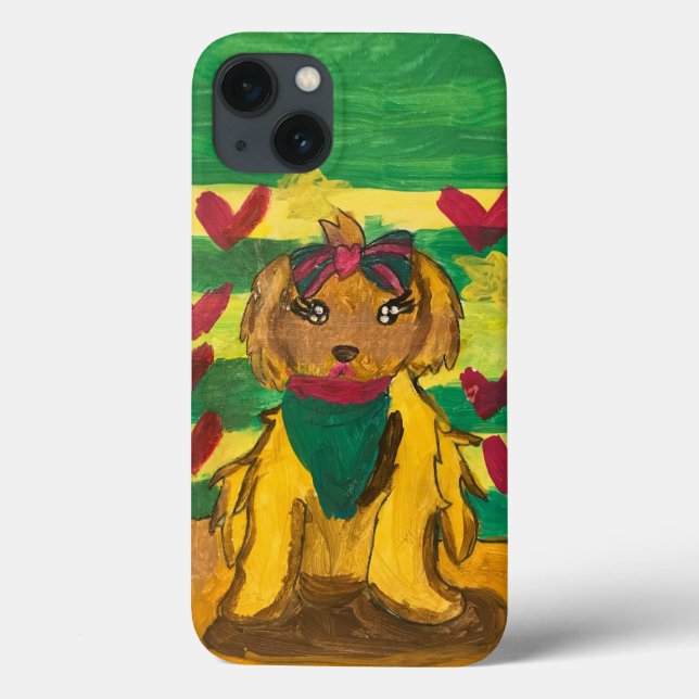 Doggie "Art by Kids"  Case-Mate iPhone Case (Back)