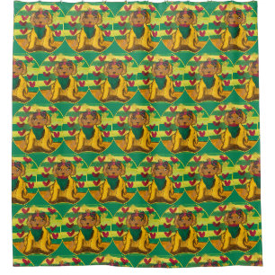 Doggie "Art by Kids" Shower Curtain