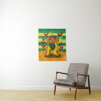 Doggie "Art by Kids" Tapestry
