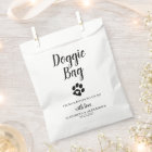Doggie Bag Biscuit Bar Dog Treat Wedding Favour Ba
