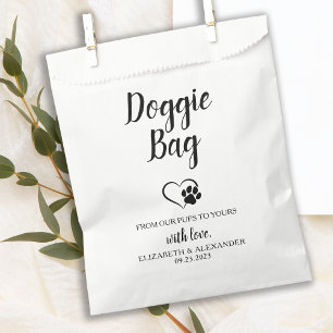 Doggie Bag Dog Treat Wedding Favour Bag Biscuit Ba