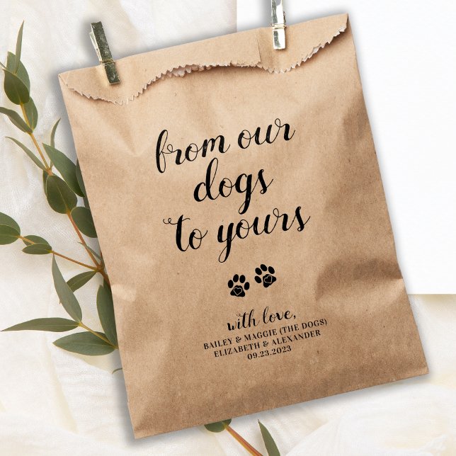 Doggie Bag From Our Dogs To Your Dog Treat Wedding (Creator Uploaded)
