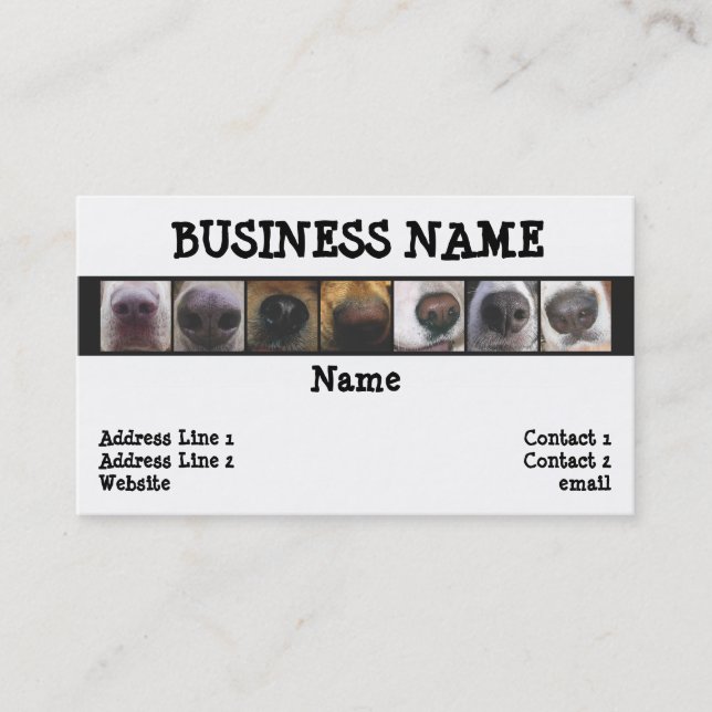 Doggie Business Card (Front)