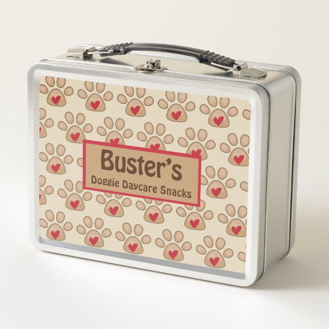 Doggie Daycare Snacks & Things Lunchbox (Front)