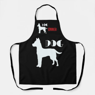 DOGGIE OWNER Black Veterinarian Apron