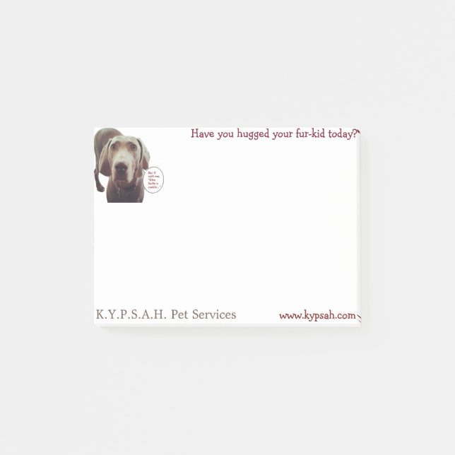 Doggie Post-It Notes (Front)