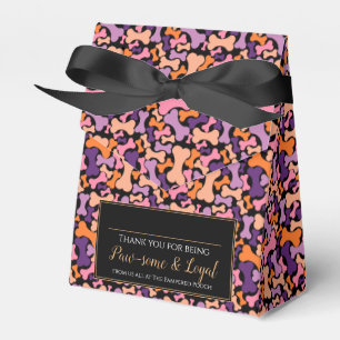 Doggie Treat gift bag bone pet grooming service Favour Box