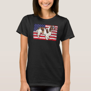 Doggie Usa Dog Owner Usa  English Springer Spaniel T-Shirt