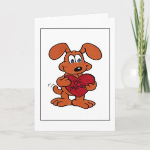 Doggie Valentine Holiday Card