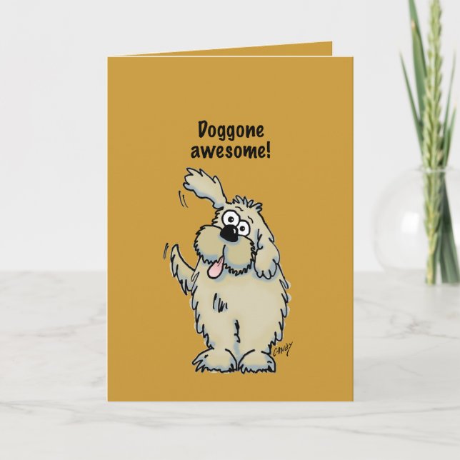 Doggone awesome! card (Front)