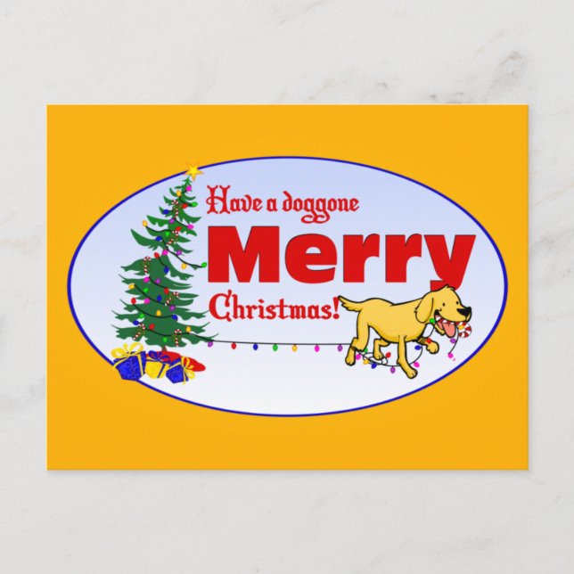 Doggone Christmas | Postcards (Front)