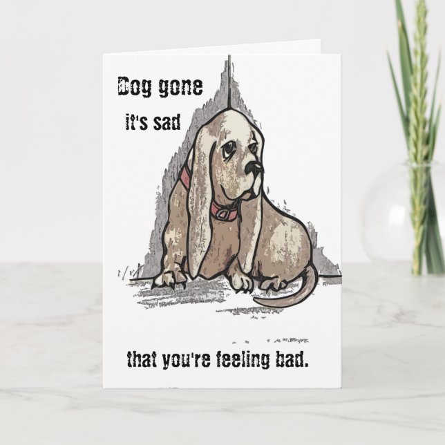 Doggone Get Well Card (Front)