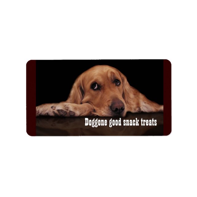 Doggone good snack treat label (Front)