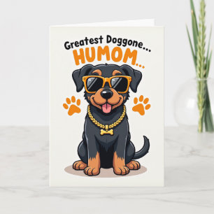Doggone Humom Mothers Day Card