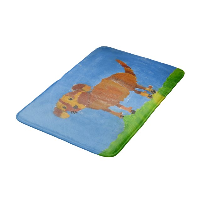 Doggy "Art by Kids" Bath Mat (Angled)