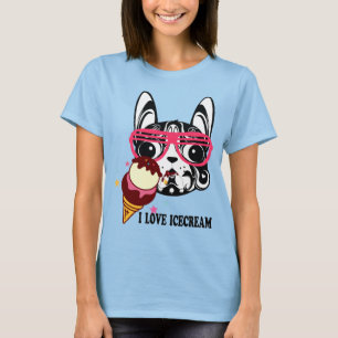 doggy dog icecream puppystyle fashion T-shirt