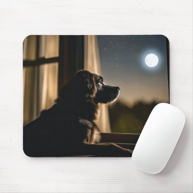 Doggy In The Window  Mouse Pad (With Mouse)