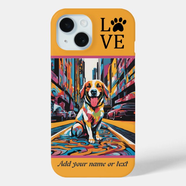 Doggy iPhone / iPad case (Back)