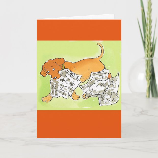 Doggy news card (Front)