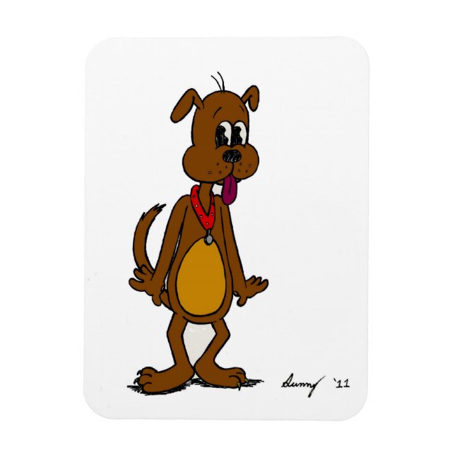 Doggy Toon Flexible Magnet (Vertical)