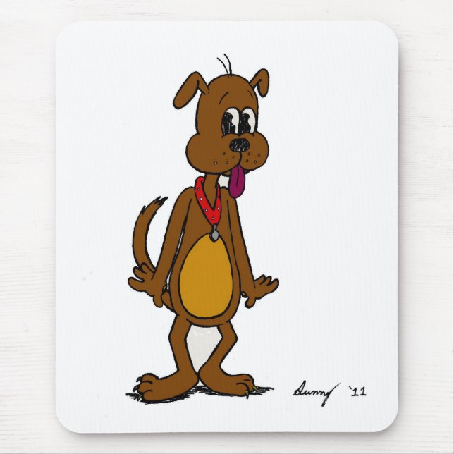 Doggy Toon Mousepad (Front)