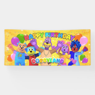 Doggyland Birthday Banner (Large)