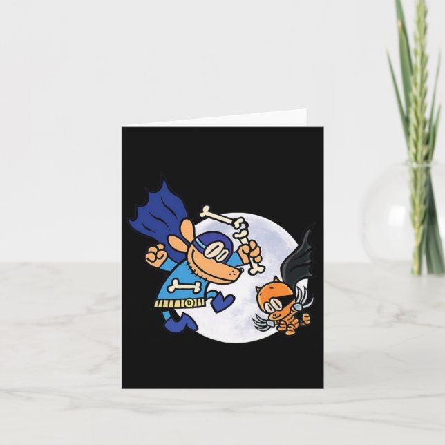 Dogman And Cat Essential For Kid  Card (Front)