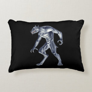 Dogman Cryptid Beast Decorative Cushion