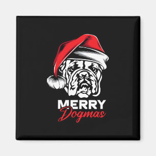 Dogmas English Bulldog Christmas Magnet